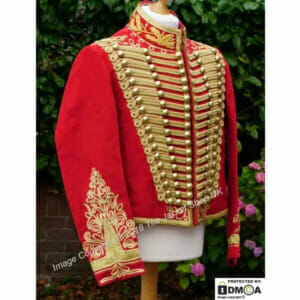 Hussars Red Military Cavalry Tunic – Dolman