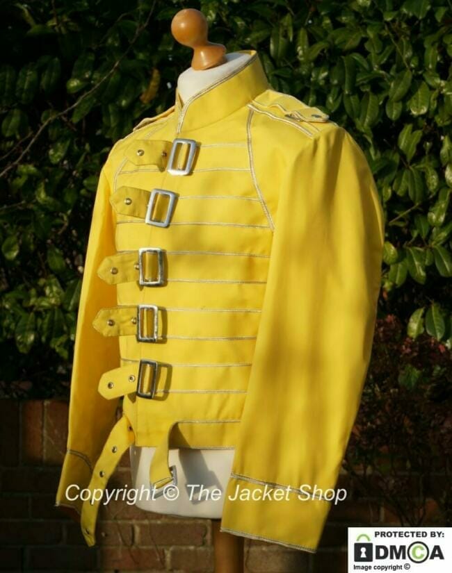 Freddie Mercury Canvas Jacket in Yellow 