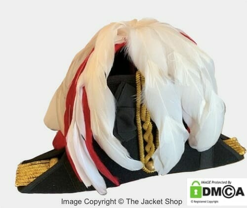 British Feathered Cocked Hat- Army General Officers Bicorne