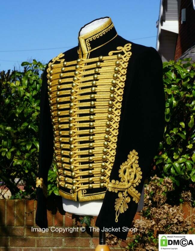 Bespoke Military Jacket Custom Rifleman's jacket in Black