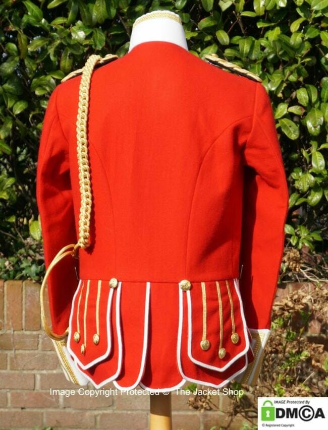 Gordon Highlander Army Dress Jacket rear view