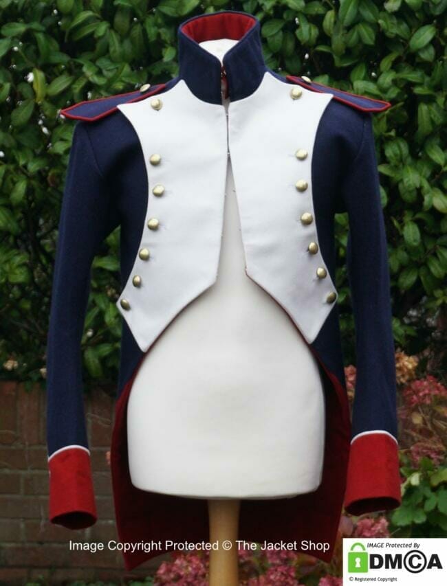 Napoleonic French Infantry Habit Military Uniform Jacket