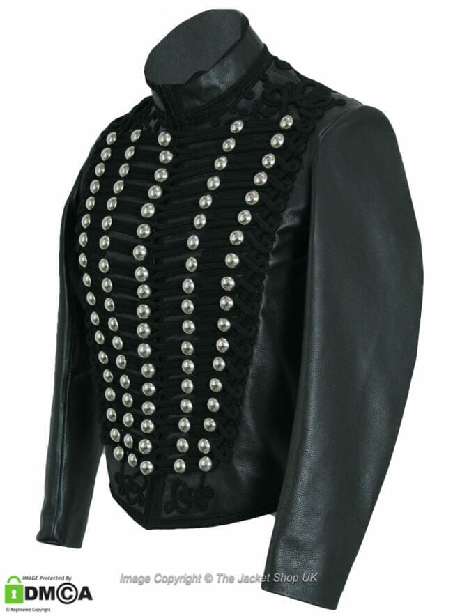 Ladies Hussars Leather Jacket - Tunic Dolman