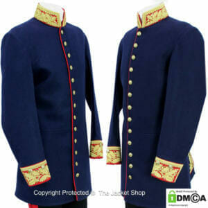 Prussian Generals Gala Jacket Army Coat Bullion Collar Cuffs