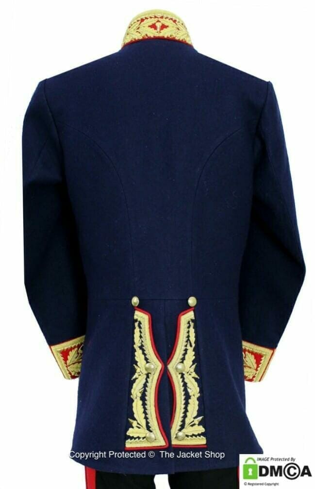 Prussian Generals Army Gala Jacket rear.