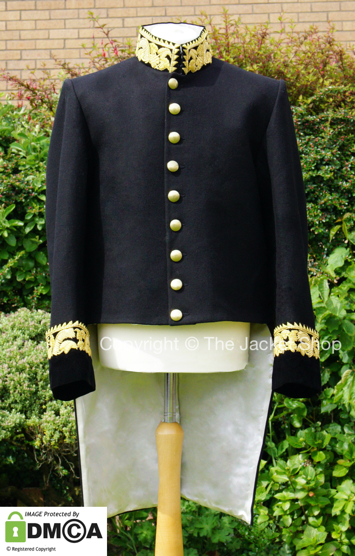 gold embroidered dress uniform jacket
