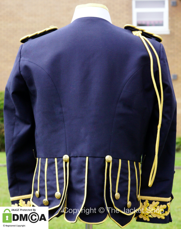 Custom Navy Gordon Highlander Doublet Army Dress Jacket Tunic