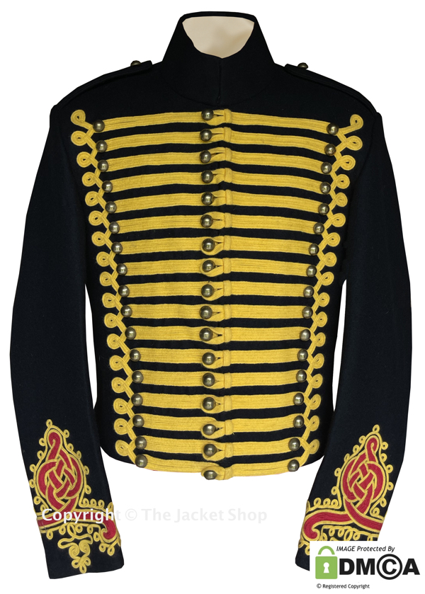 custom British Army Officers Cavalry Tunic Jacket