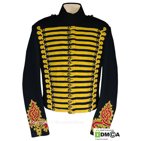 custom British Officers Cavalry Tunic Jacket