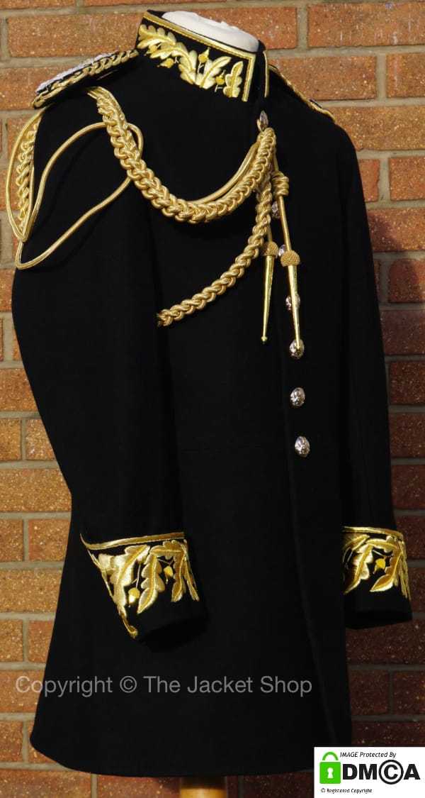 black ceremonial officers uniform